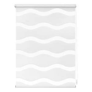 Store enrouleur Welle Tissu - Blanc - Blanc - 80 x 150 cm