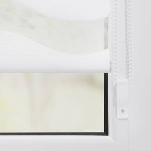 Store enrouleur Welle Tissu - Blanc - Blanc - 90 x 150 cm