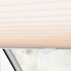 Store velux plissé Haftfix Tissu - Crème - Ecru - 95 x 100 cm