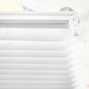 Dachfenster Plissee Haftfix Webstoff - Weiß - 95 x 100 cm