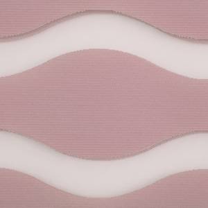 Duo-rolgordijn Welle geweven stof - oudroze - Mauve - 70 x 150 cm