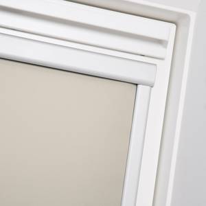 Store velux plissé Skylight Tissu - Crème - Beige - 36 x 77 cm