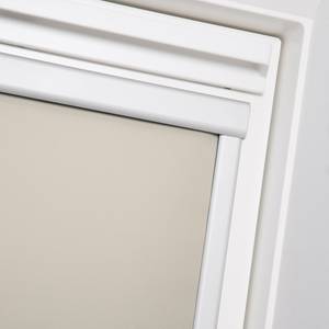 Store velux plissé Skylight Tissu - Crème - Beige - 59 x 97 cm