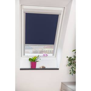 Store velux plissé Skylight Tissu - Bleu - Bleu marine - 36 x 77 cm