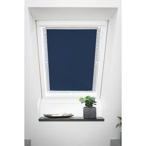 Rideau occultant velux Haftfix Tissu - Bleu - Bleu foncé - 94 x 114 cm