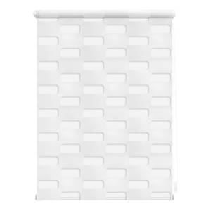 Store enrouleur Arena Tissu - Blanc - Blanc - 45 x 150 cm