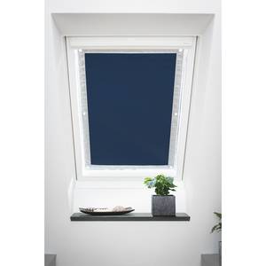 Dachfenster Sonnenschutz Haftfix Webstoff - Dunkelblau - 59 x 114 cm
