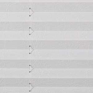 Store plissé Haftfix Tissu - Blanc - Blanc - 50 x 130 cm