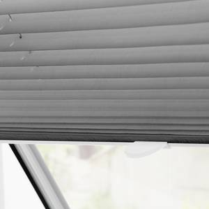 Store velux plissé Haftfix Tissu - Gris - Gris - 59 x 122 cm