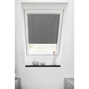 Dachfenster Plissee Haftfix Webstoff - Grau - 95 x 100 cm