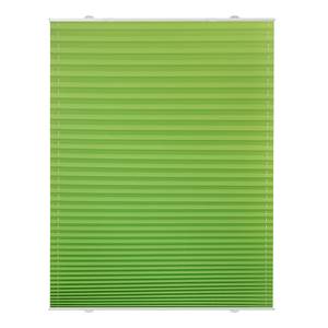 Store plissé Haftfix Tissu - Vert - Vert pomme - 50 x 130 cm