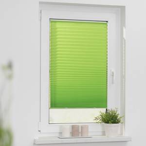 Store plissé Haftfix Tissu - Vert - Vert pomme - 50 x 130 cm