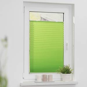 Store plissé Haftfix Tissu - Vert - Vert pomme - 50 x 130 cm