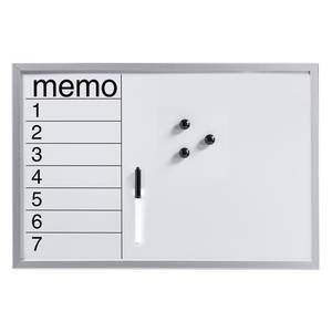 Memoboard Memo Magnetisches Feinblech - Grau