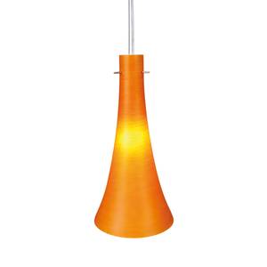 Hanglamp Lukova Kristalglas/roestvrij staal - 1 lichtbron