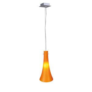 Hanglamp Lukova Kristalglas/roestvrij staal - 1 lichtbron