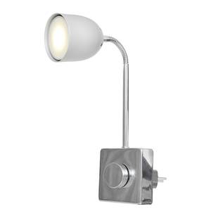 LED-wandlamp Plugy I Roestvrij staal - 1 lichtbron