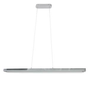 LED-Pendelleuchte Beam I Milchglas / Edelstahl - 1-flammig