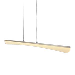 LED-hanglamp Bones 2 Plexiglas/roestvrij staal - 1 lichtbron