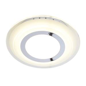 LED-Deckenleuchte Lucca Milchglas / Edelstahl - 1-flammig