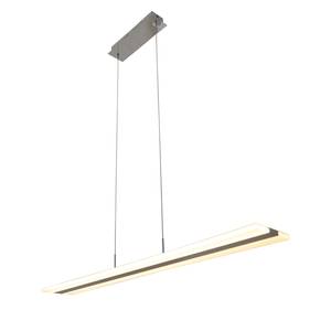 LED-hanglamp Potim Plexiglas/roestvrij staal - 1 lichtbron