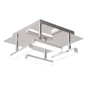 LED-plafondlamp Turin II Plexiglas/roestvrij staal - 4 lichtbronnen