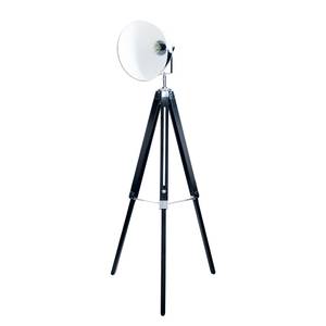 Lampadaire Christie III Acier inoxydable / Pin massif - 1 ampoule