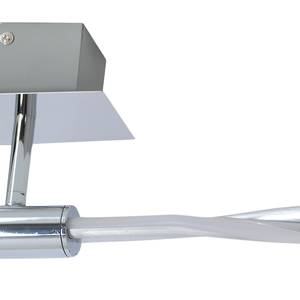LED-plafondlamp Eving Plexiglas/roestvrij staal - 1 lichtbron