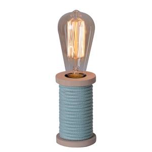 Lampe Max Cerisier massif / Tissu mélangé - 1 ampoule