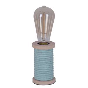 Tafellamp Max Massief kersenhout/textielmix - 1 lichtbron