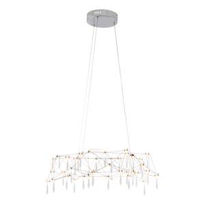 LED-hanglamp Araneus Plexiglas/roestvrij staal - 1 lichtbron