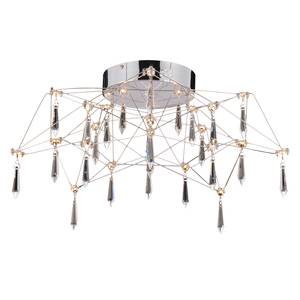 LED-plafondlamp Araneus Plexiglas/roestvrij staal - 1 lichtbron
