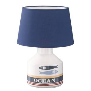 Lampe Norden Tissu mélangé / Céramique - 1 ampoule