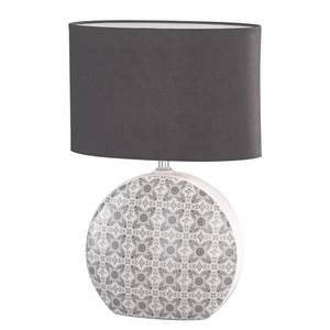 Lampe Öland I Tissu mélangé / Céramique - 1 ampoule - Gris