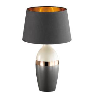 Lampe Tone Tissu mélangé / Céramique - 1 ampoule - Hauteur : 45 cm