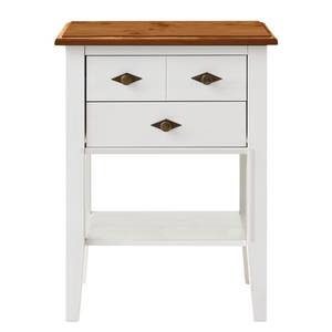 Console Bergen I Pin massif - Pin blanc / Pin Bernstein - Largeur : 58 cm