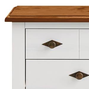 Console Bergen I Pin massif - Pin blanc / Pin Bernstein - Largeur : 58 cm