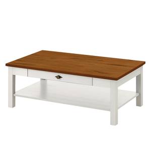 Table basse Bergen II Pin massif - Pin blanc / Pin Bernstein