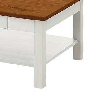 Table basse Bergen II Pin massif - Pin blanc / Pin Bernstein