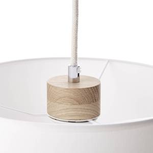 Lampe Junis Coton / Chêne massif - 1 ampoule