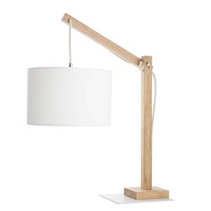 Lampe Junis Coton / Chêne massif - 1 ampoule