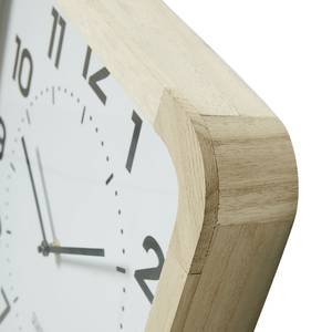 Horloge murale Madureira MDF - Blanc / Marron