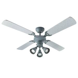 Plafonnier ventilateur Harvey Fer - 3 ampoules