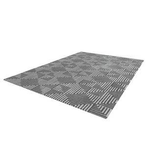 Tapis Play IX Fibres synthétiques - Gris - 160 x 230 cm