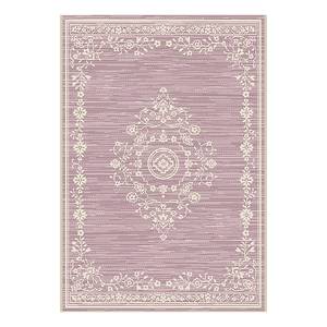 In-/outdoor-vloerkleed Prisma IV Kunstvezels - Oud pink - 75 x 150 cm