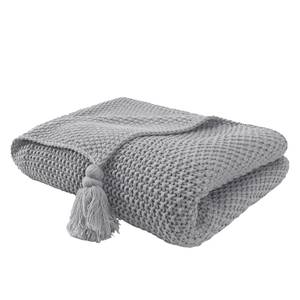 Plaid Lisette Tissu - Gris