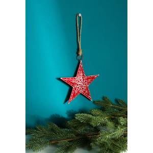 Kerstboomhanger Palm Cay IJzer - rood