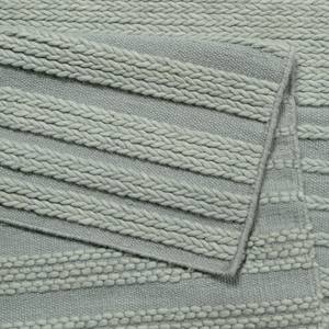 Wollteppich Aurelia Kelim Textil - Mintgrau - Mintgrau