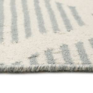 Wollen vloerkleed Rainns Kelim Textiel - lichtgrijs - Heldergrijs