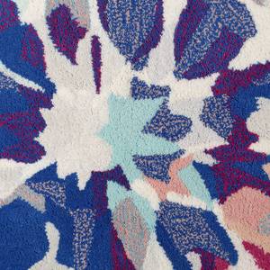 Kurzflorteppich Kaleidoscopes Textil - Creme / Blau